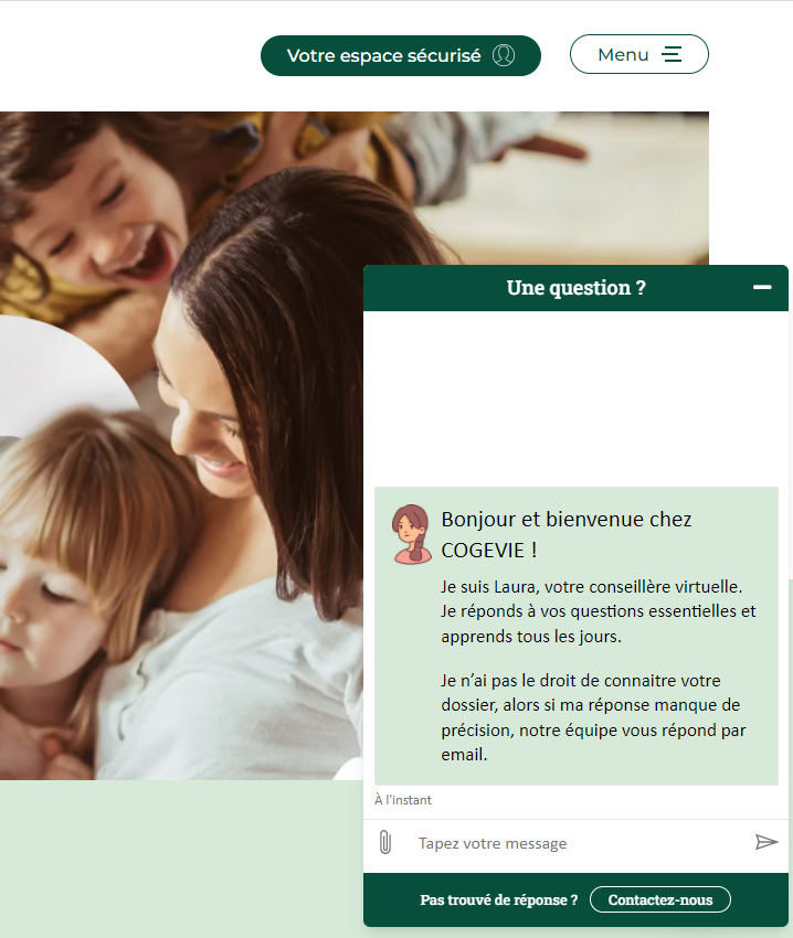 chatbot Cogévie